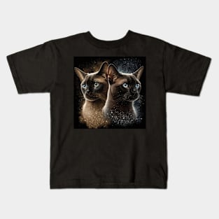 Burmese Cats Angels Kids T-Shirt